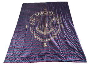 Wizarding World Harry Potter Hogwarts Blue Burgundy Twin/Full Size Comforter